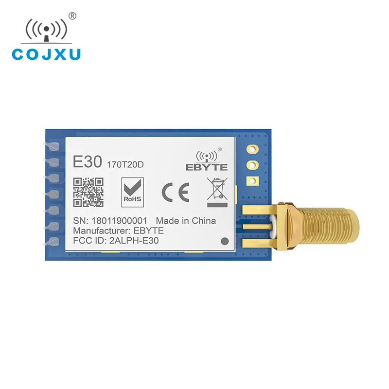 

SI4463 Transceiver cojxu E30-170T20D Long Distance IOT Module Circuit vhf Module rf Module Serial Port Transmitter and Receiver