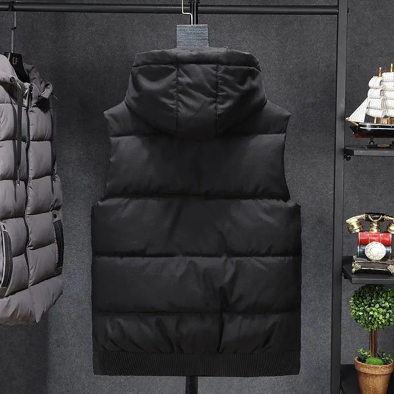 2019 Men's New Winter Vest Thermal Sleeveless Jackets Men Casual Slim Fit Autumn Vests Brand Waistcoat H627 | Мужская одежда