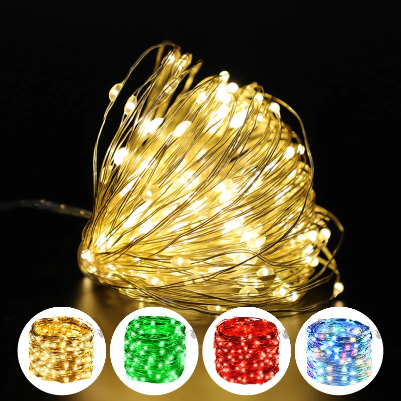

Christmas Party decor lights Waterproof Fairy Lights Garden lamp String Lights 50/100/200/300 LED Solar Light Outdoor Lamp