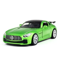 136 amg gt r diecasts alloy car model metal vehicles toy with pull back function car toys for boy children birthday gifts