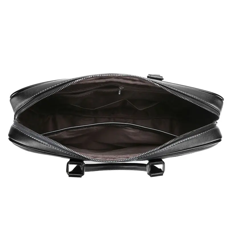 

Men's leather handbag briefcase leather men's computer business messenger bag Korean version