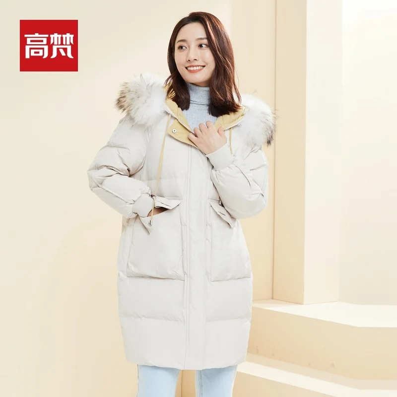 

Down Jacket Women's Mid-Length New Winter Big Brand High-End Thickening off-Season Clearance Brand Coat