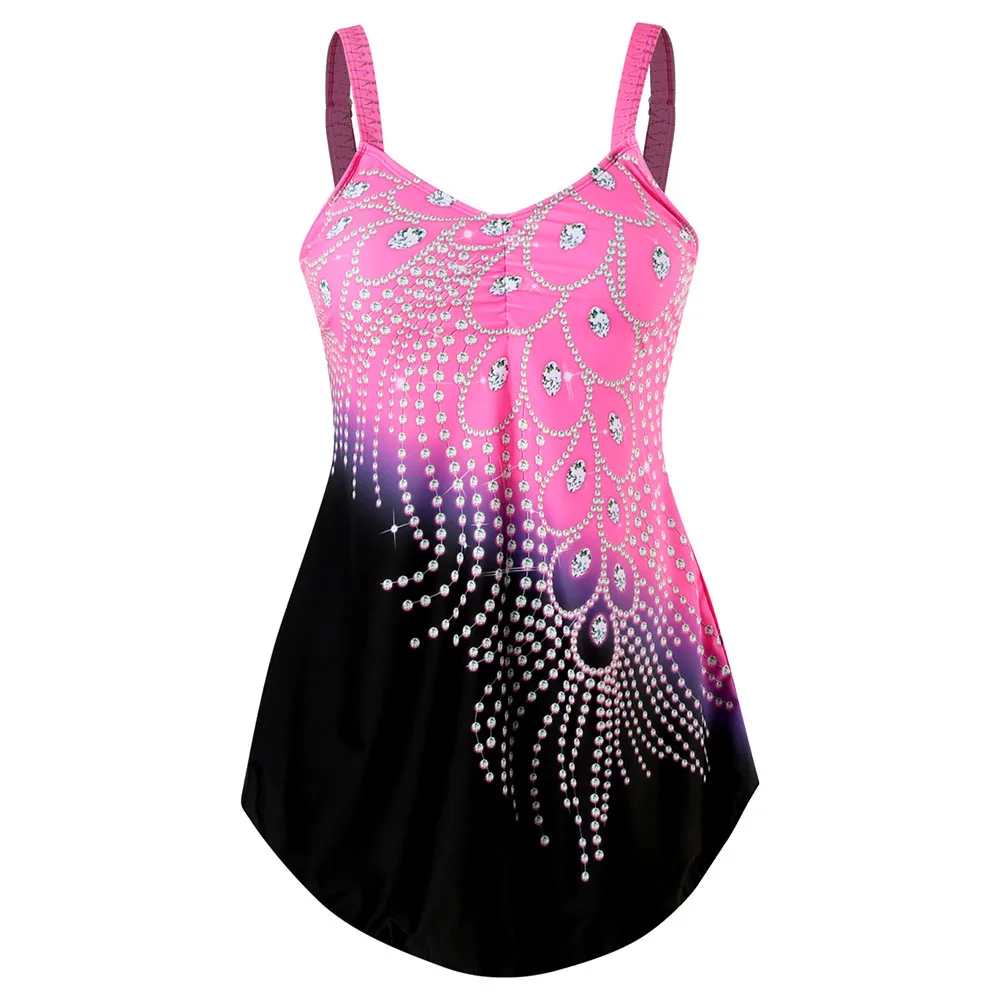 

Летний купальник, Женский раздельный сексуальный танкини, купальники с красочным принтом, пляжная одежда, винтажные бикини, купальные кост...