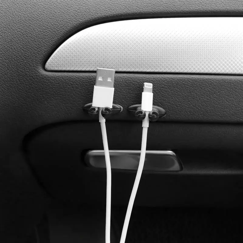 8 шт. автомобильное зарядное устройство зажим для наушников/USB кабель