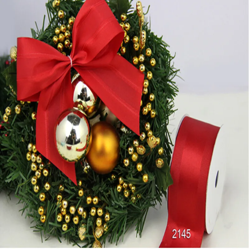 Лента из Проволочной ленты 38 мм красная корсажная лента для украшения платья