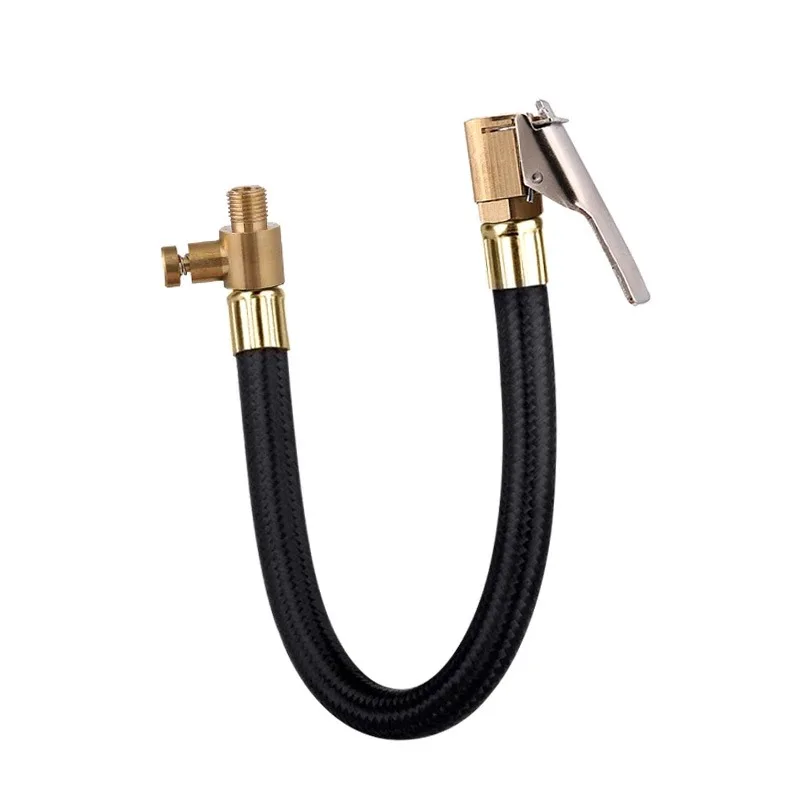 

10/20/40/60cm Tire Inflator Hose Extension Tube Bicycle Car Tire Locking Air Chuck