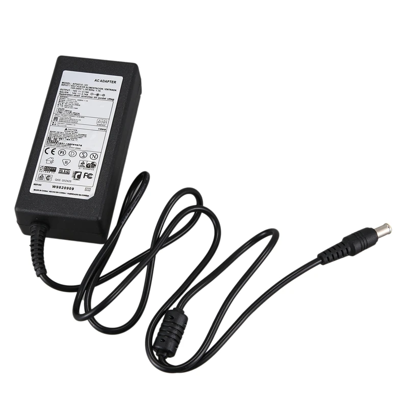 14V 2.14A AC DC адаптер зарядное устройство для Samsung монитор S19B150N S19B360 14V2.14A S22B360HW ADM3014