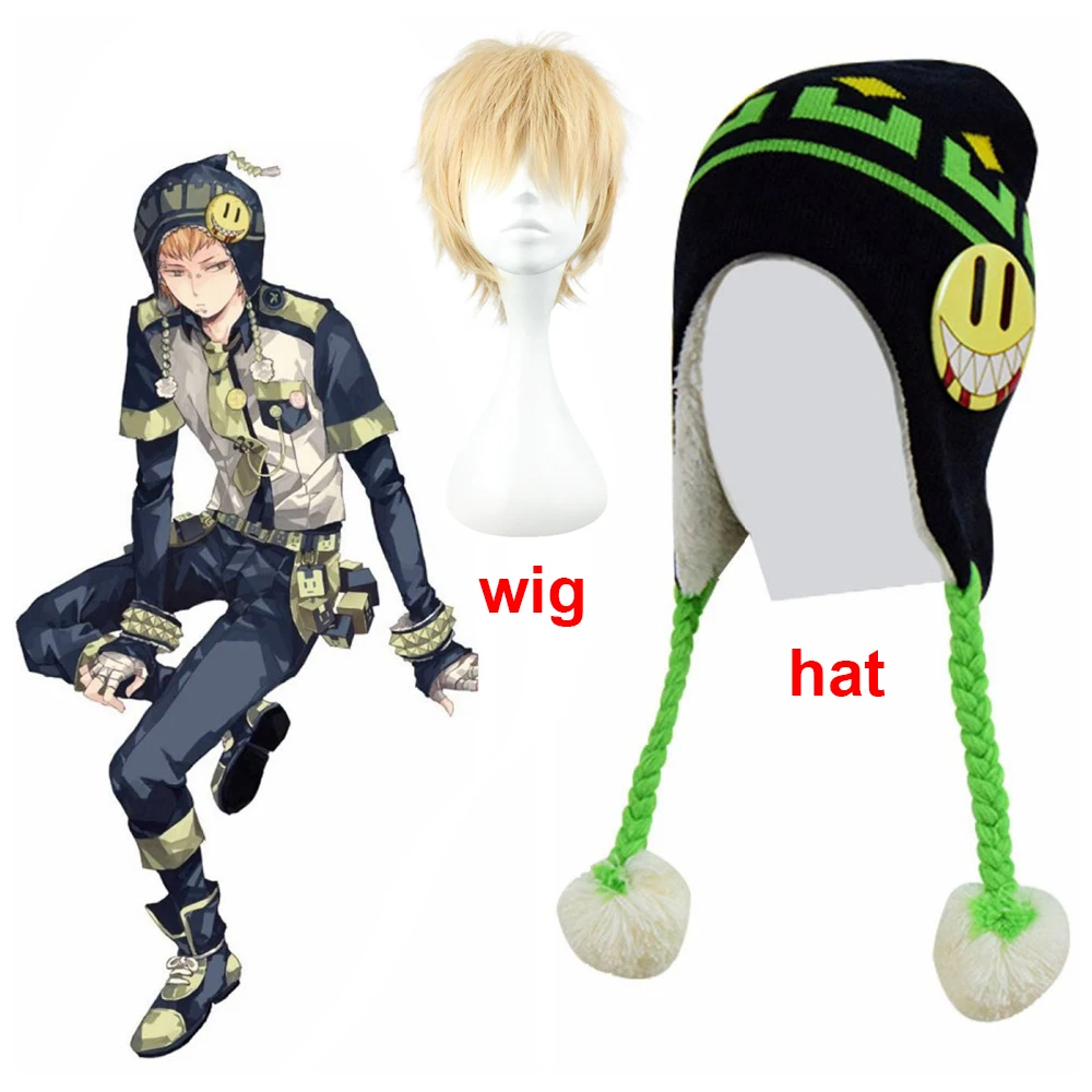 High-Q Unisex Anime Cos DRAMAtical Murder Noiz Cosplay Hat Cap DMMD DRAMAtical Murder Knitted hat Noiz Costumes