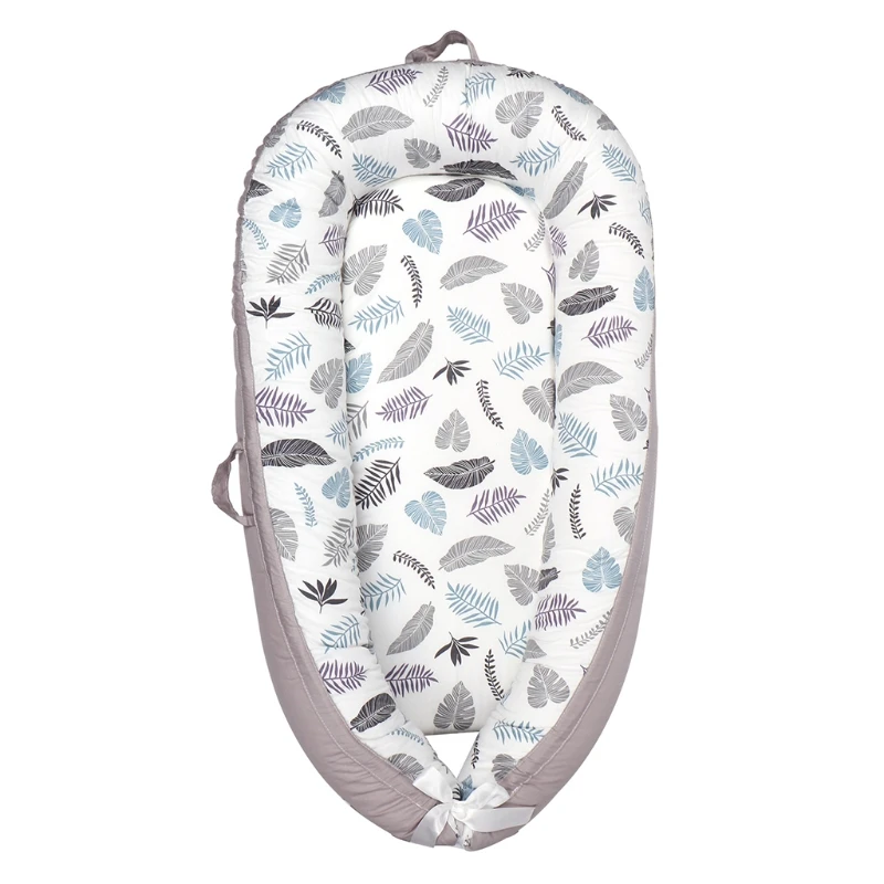 

Bassinet Bumper Cradle Bed Comfortable Baby Toddler Clam Nest with Wrapped Sense Breathable Baby Bed