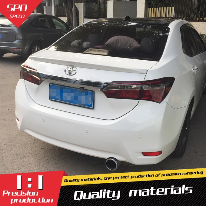 Спойлер для Toyota Corolla спойлер из АБС-материала заднего крыла автомобиля задний