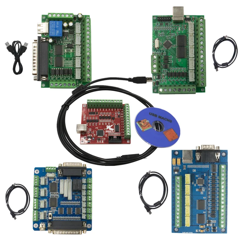 Фрезерная плата MACH3 с ЧПУ 4/5 Axis 1 шт. Оптическая муфта для шагового двигателя NEMA 23