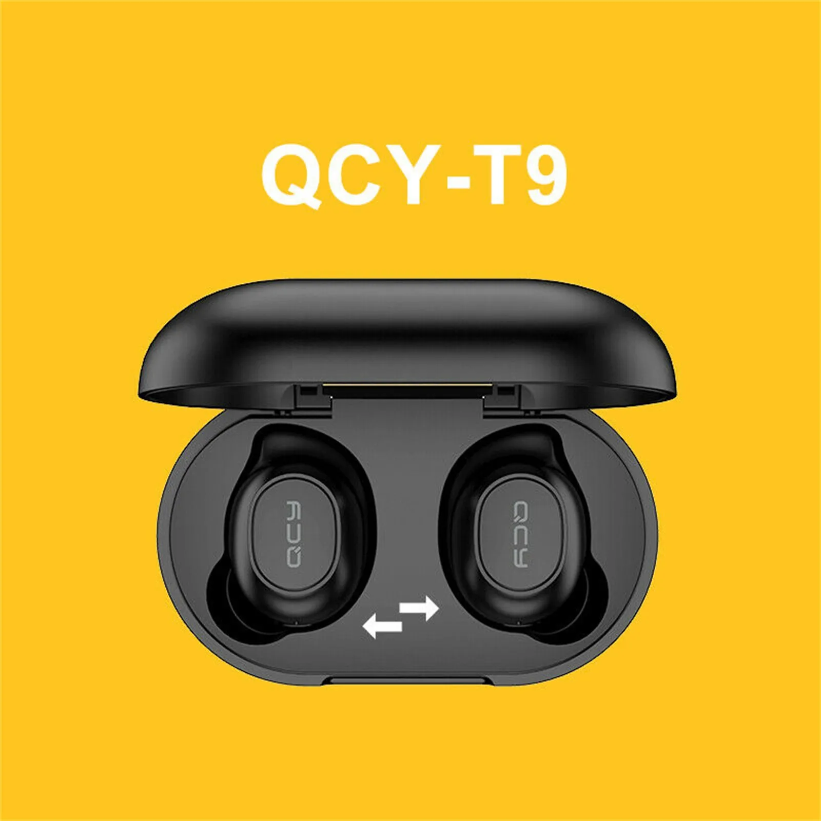 Qcy-T9 Tws-Mini Bluetooth Earphones 5.0 Wireless Headphones in-Ear Earbuds Waterproof Headset HD Stereo Sound Sport Earpiece | Электроника