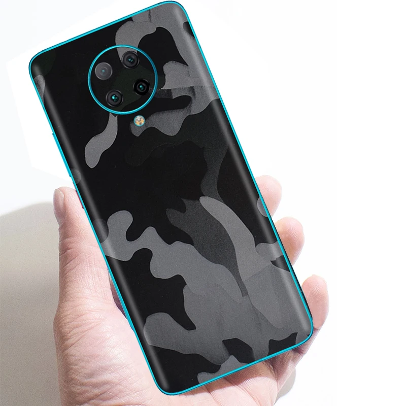 

3D Camo Crocodile Snake Skin Film Wrap Skin Phone Back Sticker For XIAOMI MI10 Pro Mi9 MI8 Lite MIX3 2S Redmi K30 Pro K20 Note 8