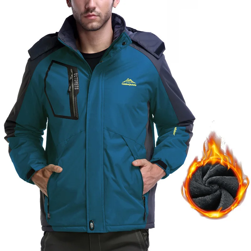 Зимняя мужская и женская куртка ветровка пуховик для кемпинга пешего туризма