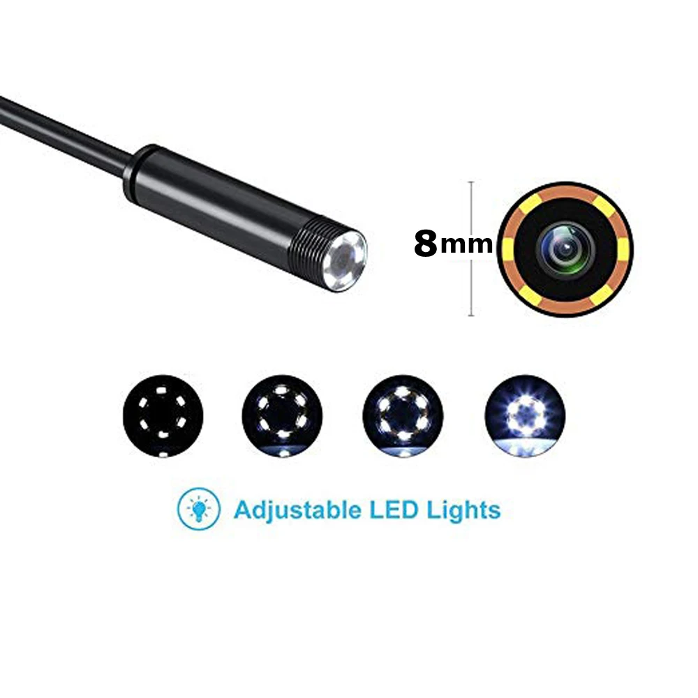 USB-камера-эндоскоп 2 в 1 МП 720 М10 м