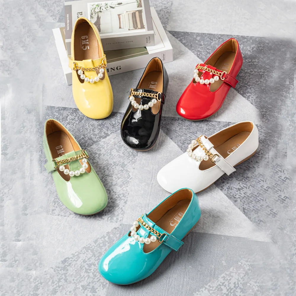 

Ladies Shoes Fashion Design Luxury Loafers Buckle Flat Shoes women shoes Patent Leather Shoes Slip On