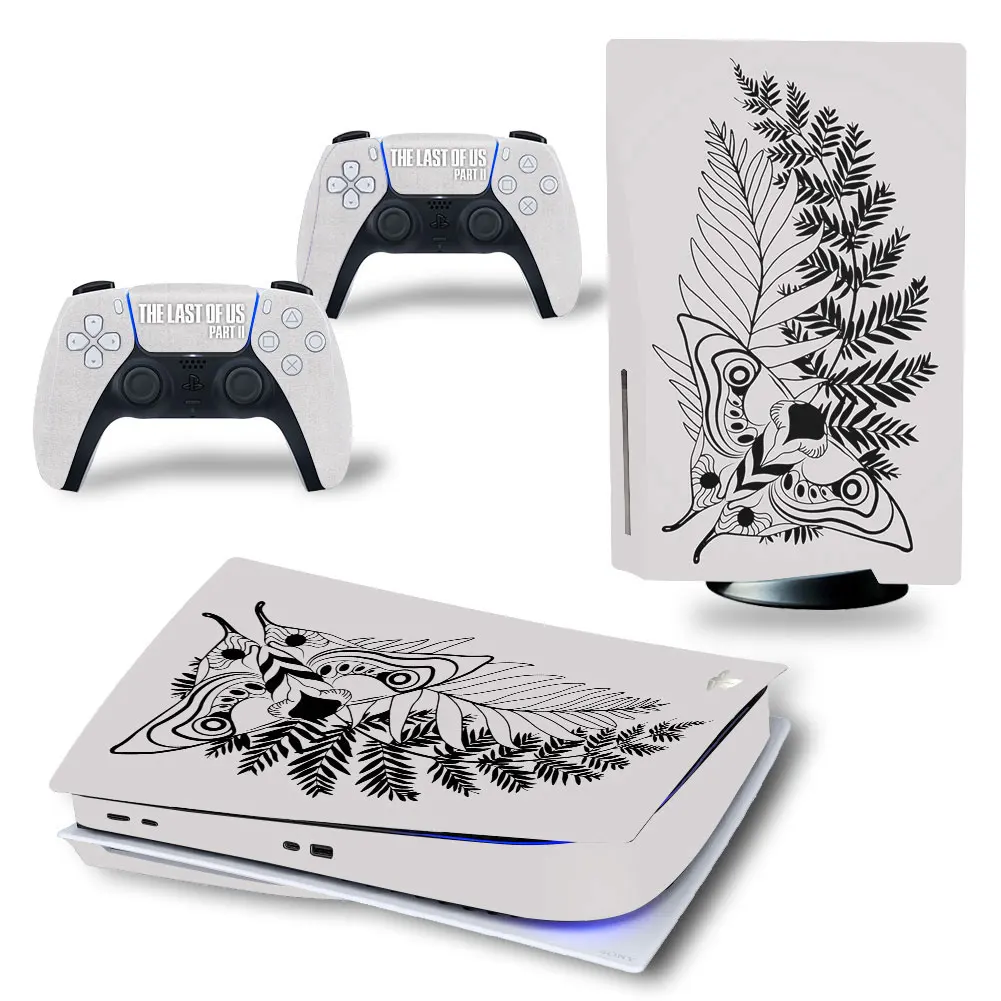 

Последняя из нас, наклейка для PS5 Disc Edition, наклейка для консоли PlayStation 5 и 2 контроллеров PS5 disk, наклейка