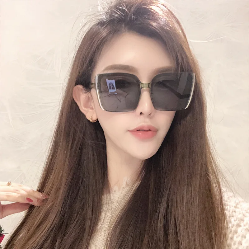 

Vintage Oversize Square Sunglasses Black Big Frame Sunglasses Driver Sunglasses