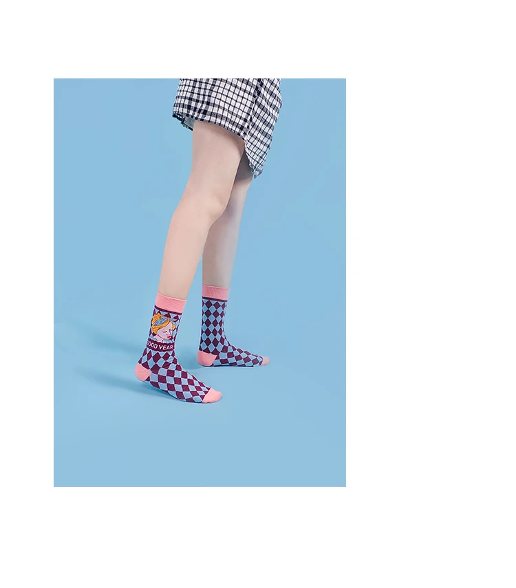 Счастливые носки женские mulher skarpetki хлопковые calcetines mujer divertido ponozky skarpety damskie transp носки art meia уличная одежда