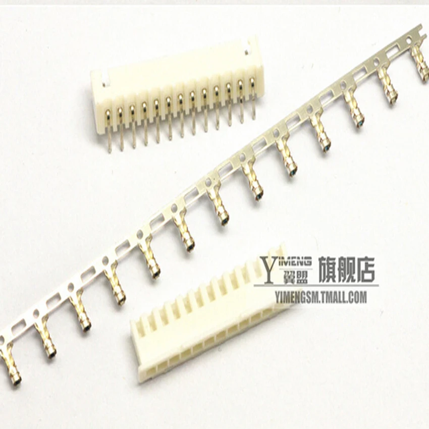50 компл./лот XH2.54 2 54 мм 13Pin 13P 90 градусов изогнутый штыревой разъем + терминал