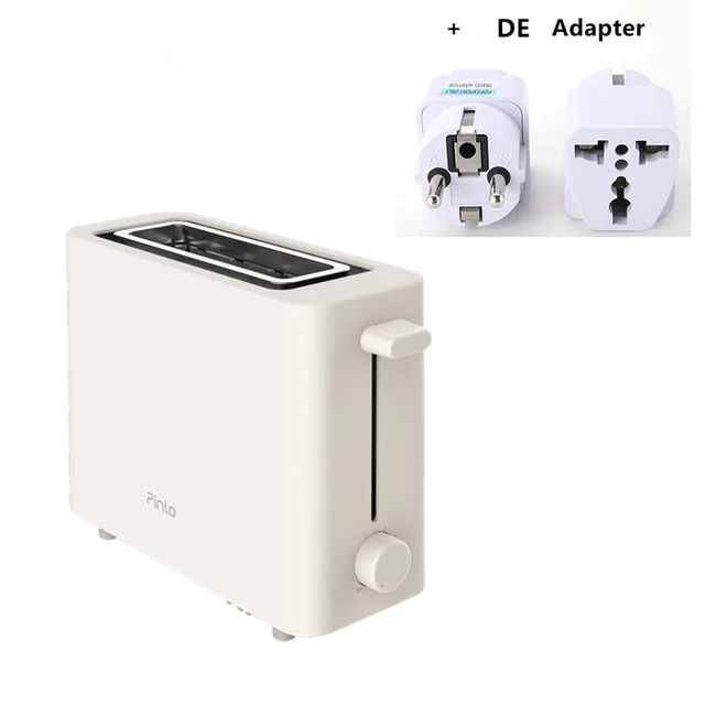 Add DE Adapter Xiaomi Pinlo PL-T050W1H тостер 500 Вт Электрический автоматический быстрый нагрев машина для хлеба Мини Многофункциональный тостер для хлеба - Цвет: Add DE Adapter