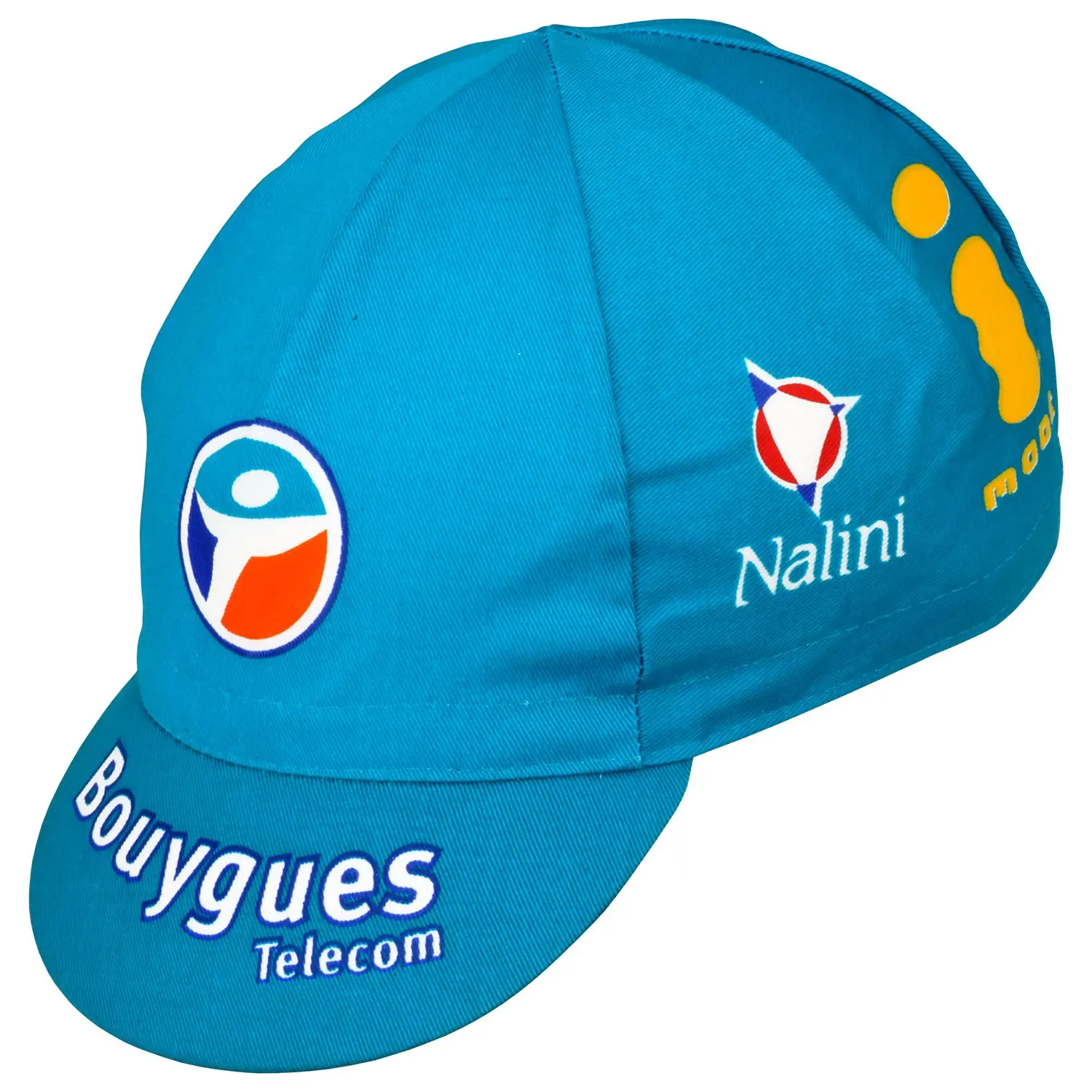 

BOUYGUES TELECOM 2007 TEAM Blue Polyester CYCLING CAP- Racing Sports Hat
