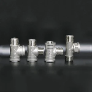 Все типы 12 дюйма, BSPT, наружная и внутренняя резьба, тройник, 3 способа, 304 фитинги из нержавеющей стали, вода, газ, масло, топливо, домашний сад