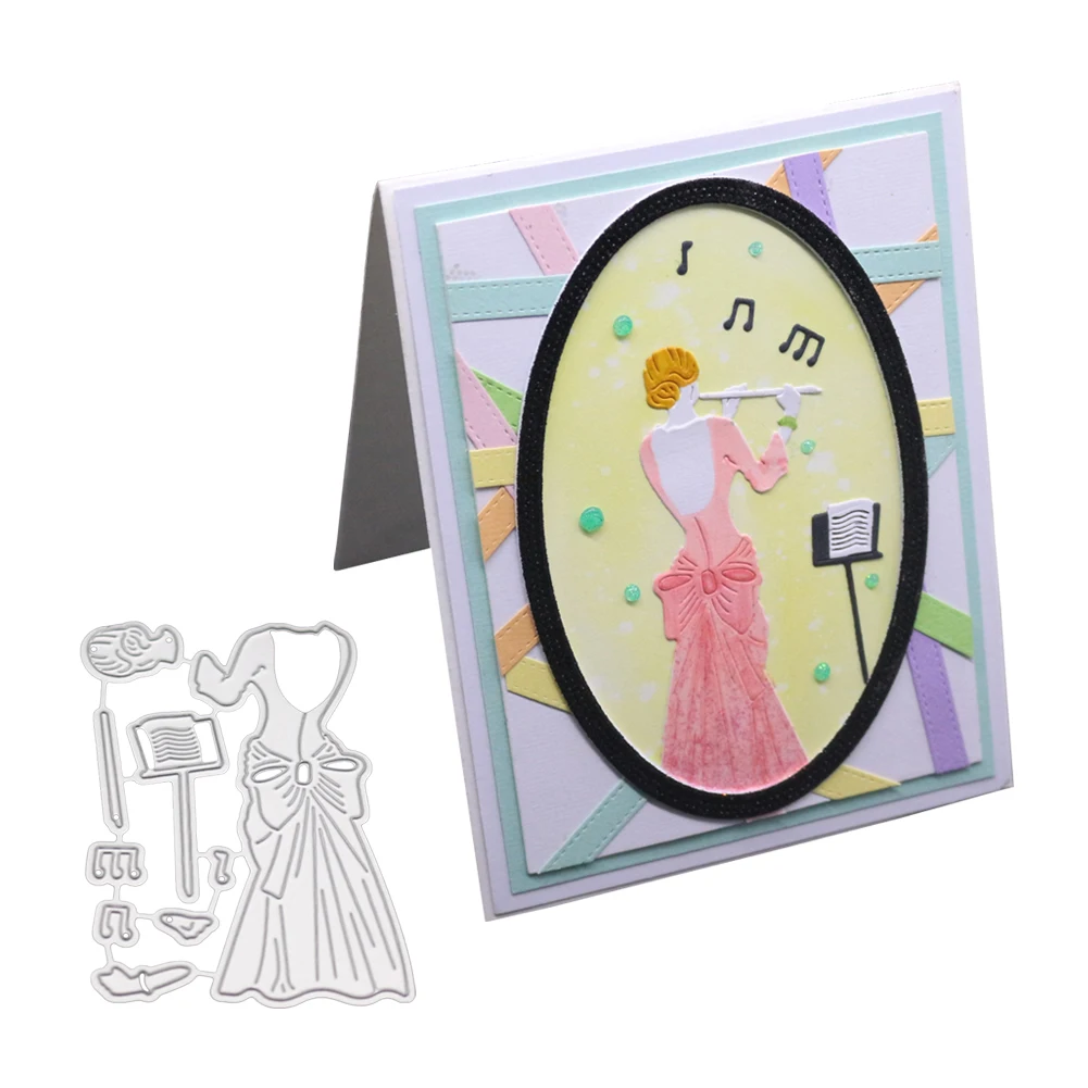 Металлические Вырубные штампы для девочек несимметричные трафареты