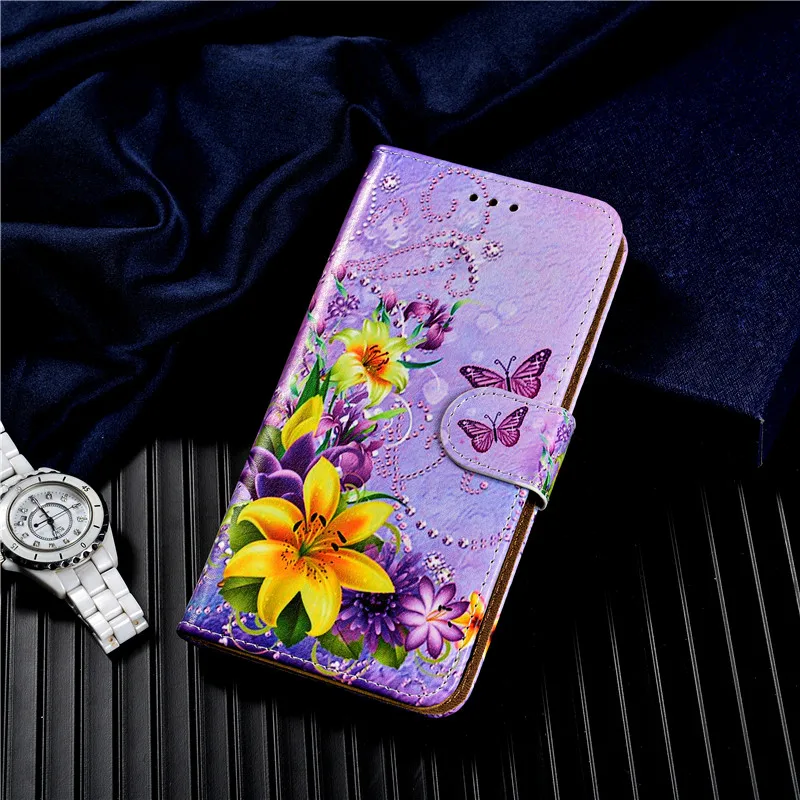 Чехол-кошелек для Redmi Note 9 9S Pro 9A 9C 9AT 9i Power с подставкой рисунком в виде собаки
