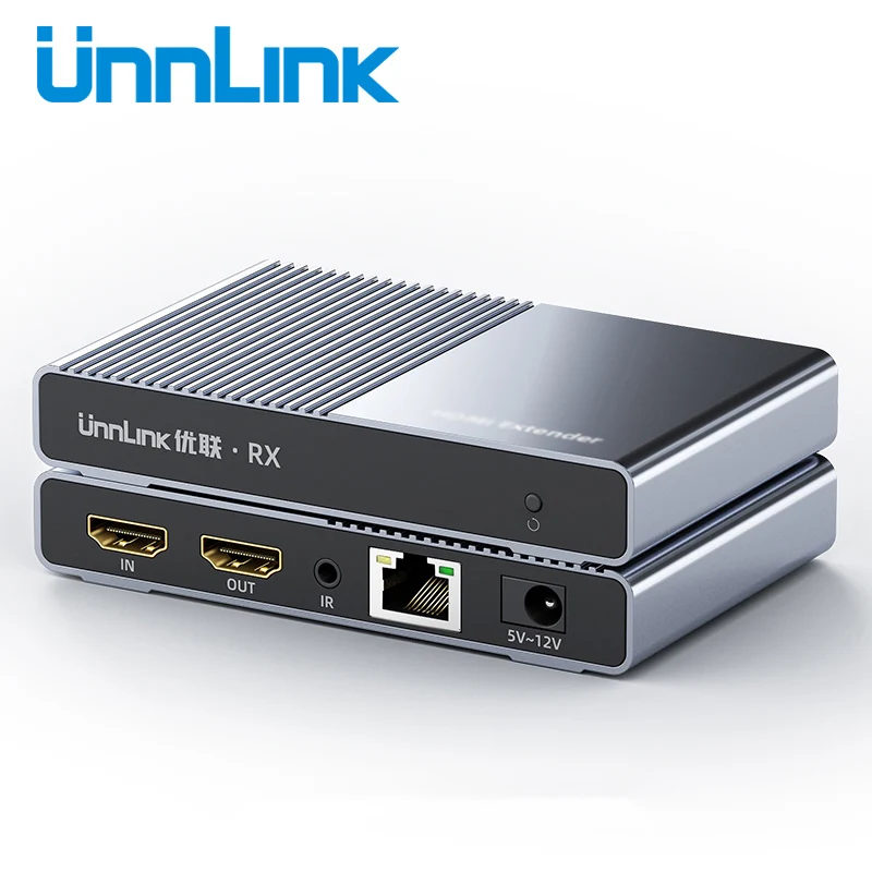 Unnlink HDMI совместимый рандомный 120 м от 1 до многих FHD 1080P 60 Гц IP/TCP CAT6/7 сеть Lan RJ45 Ethernet IR