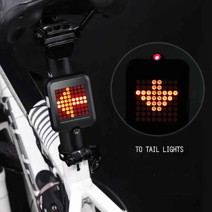 Интеллектуальный сигнал поворота велосипеда индукционный автоматический