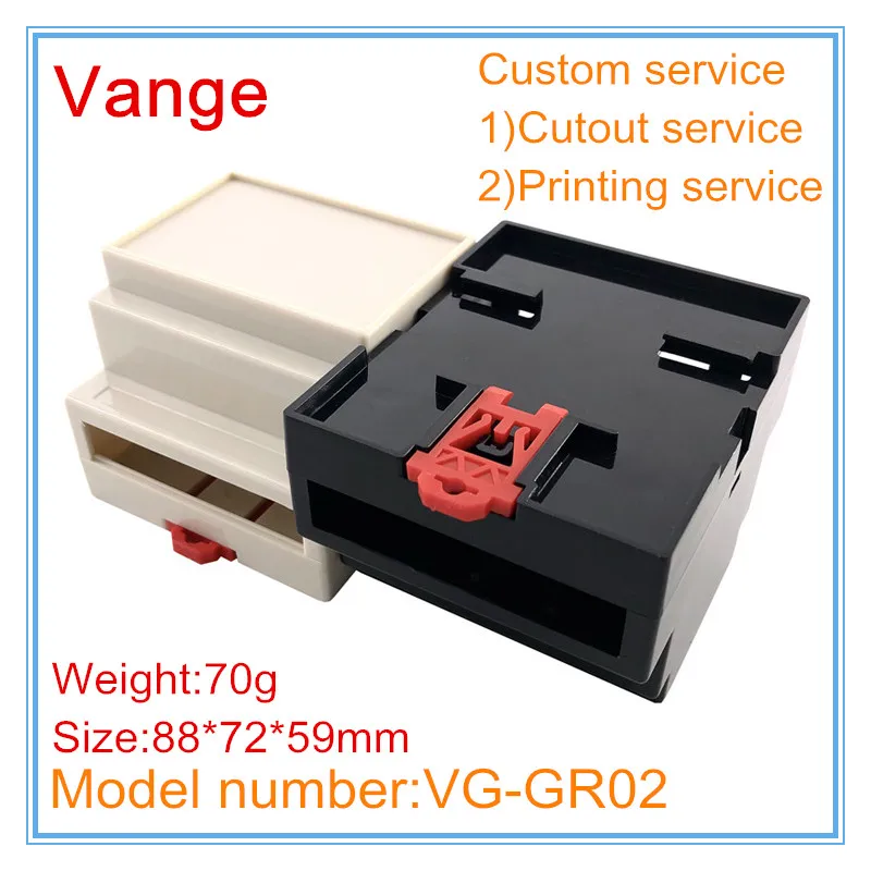 1 шт./лот модульный преобразователь проектная коробка 88*72*59 мм пластиковый корпус