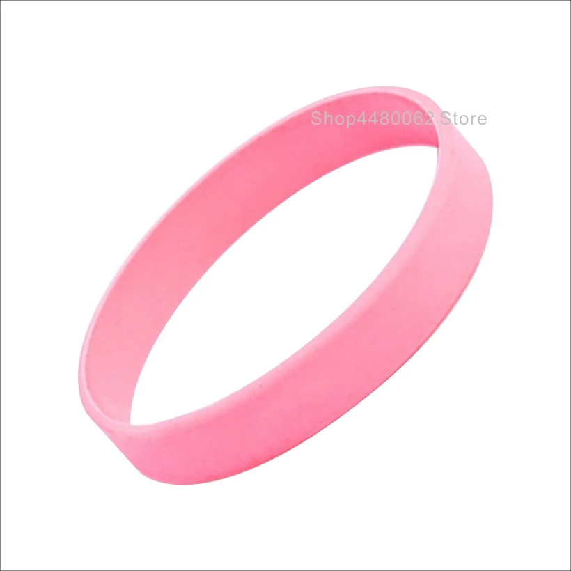 100 шт./лот ширина 12 мм пустой силиконовый браслет с шармами для мероприятий