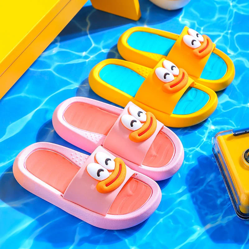 

Girls' Child Shoe Children's Slippers Summer Baby Indoor Household Non-slip Soft Bottom Cute Baby Bath Slippers Funny Sandals