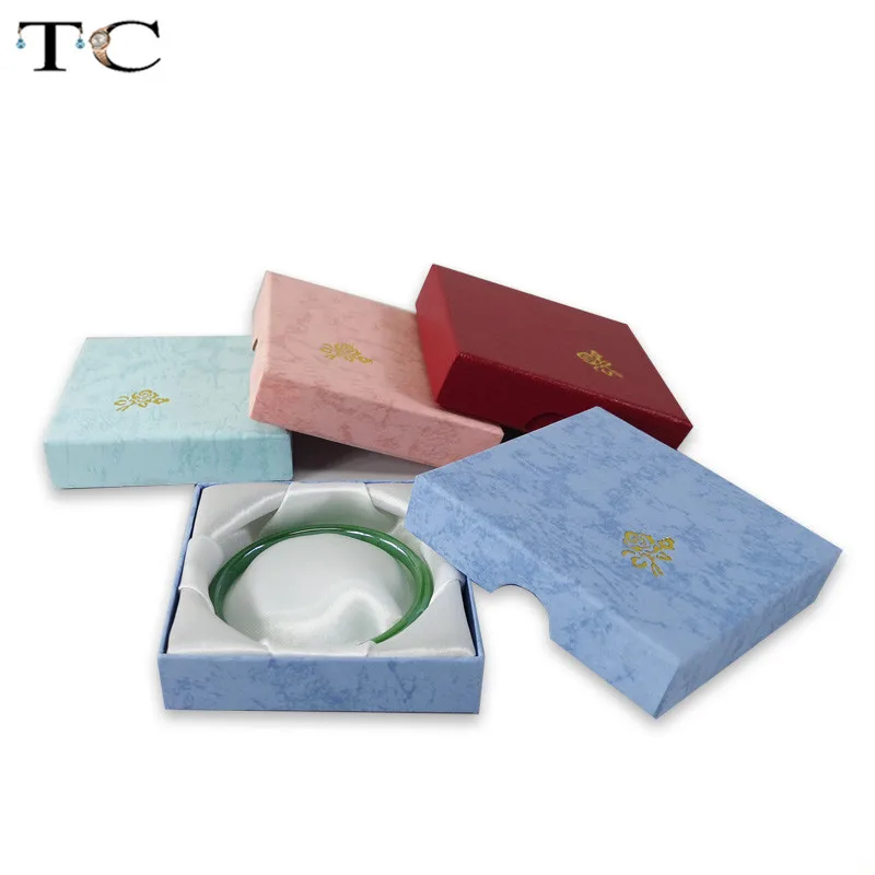 Разноцветная коробка для браслетов с логотипом цветов органайзер хранения