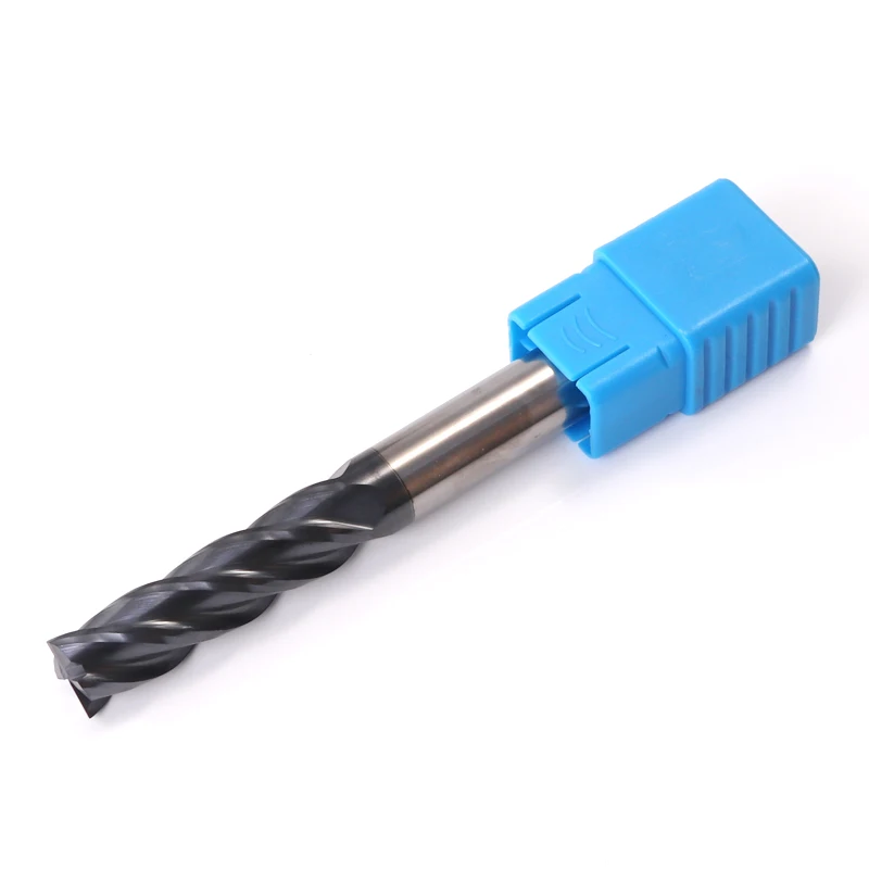 

1PC Free shipping Endmills HRC50 4 Flute 4mm 6mm 8mm 10mm 12mm Metal Cutter Tungsten Steel Milling Cutter Alloy Carbide End Mill