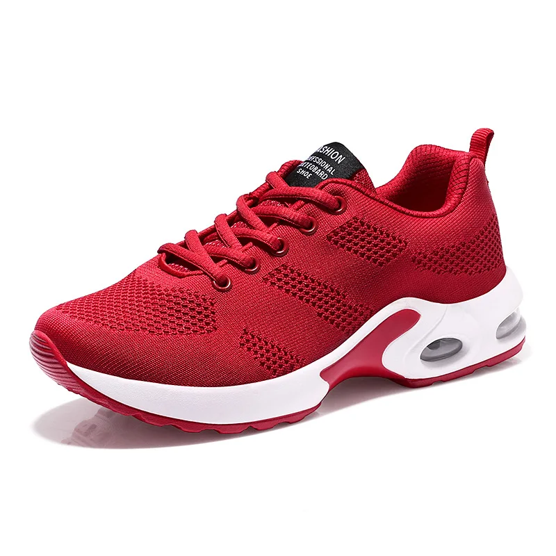 

Women Shoes Air Cushion Sneakers Breathable Thick Sole Ladies Platform Trainers Female Height Increasing Running Shoes Plus Size