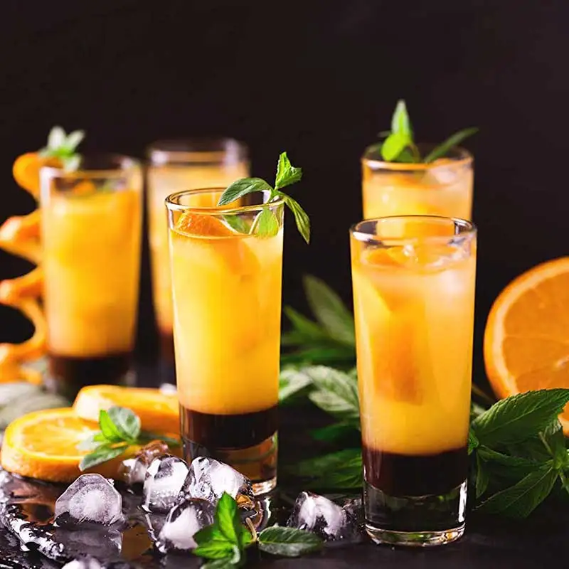 Прямой стеклянный стакан 70 мл бессвинцовый прозрачный бокал для вина дома бара