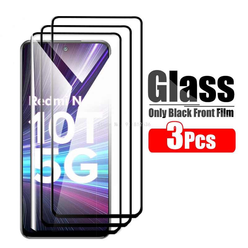 

Защитное стекло для Xiaomi Redmi Note 10Pro Max 10S, пленка для защиты экрана Xiomi Redmi Note 10T, 10 Pro, передняя закаленная пленка, 3 шт.