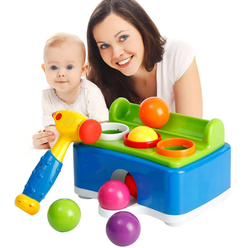 Children Hit Musical Instruments Toys Music Light Hammer Hitting Table Intellectual Exercise Strength Training Educational | Игрушки и
