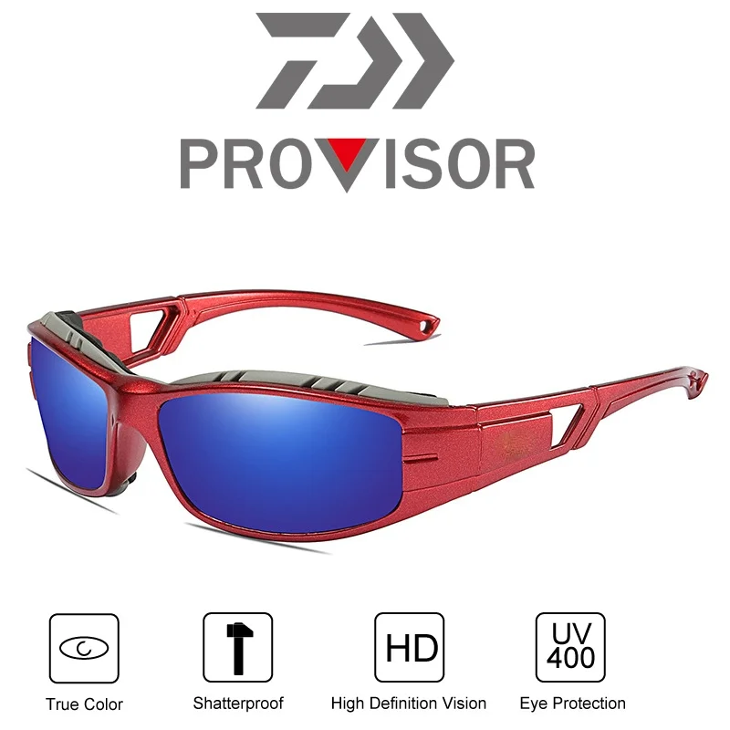 

2021 Daiwa Men's Outdoor UV Protection Fishing Sunglasses Polarized Sunglasses UV400 Dust-proof Sand-proof Cycling Glasses