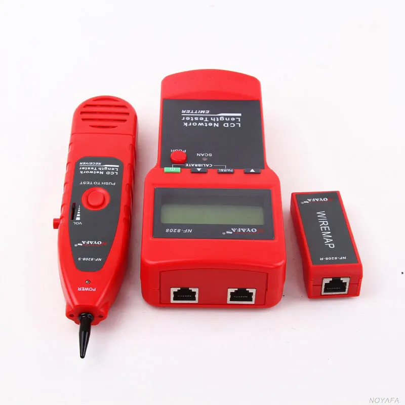 NOYAFA NF-8208 ЖК-дисплей Дисплей сети LAN Кабельный тестер для проверки витой пары