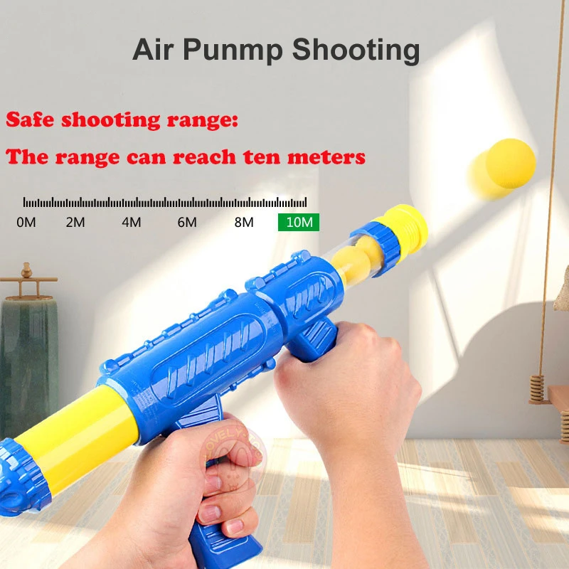 Пистолет игрушечный безопасные мягкие пули с пневматическим приводом