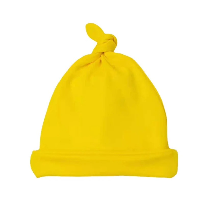 

Newborn Baby Cotton Knot Beanies Toddler Girls Sleep Caps
