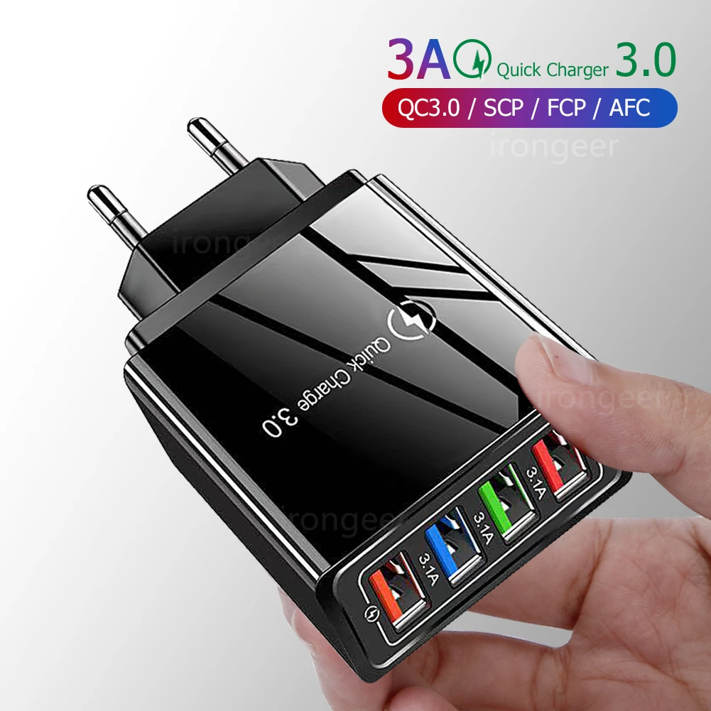 Зарядное устройство USB 48 Вт быстрая зарядка для планшетов Huawei iPhone Samsung Xiaomi |