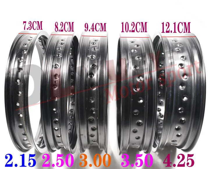 1 85/2 15/2 5/3/3.5 16/17/18/19 дюйма CNC алюминиевый сплав Мотоцикл Внедорожный велосипед