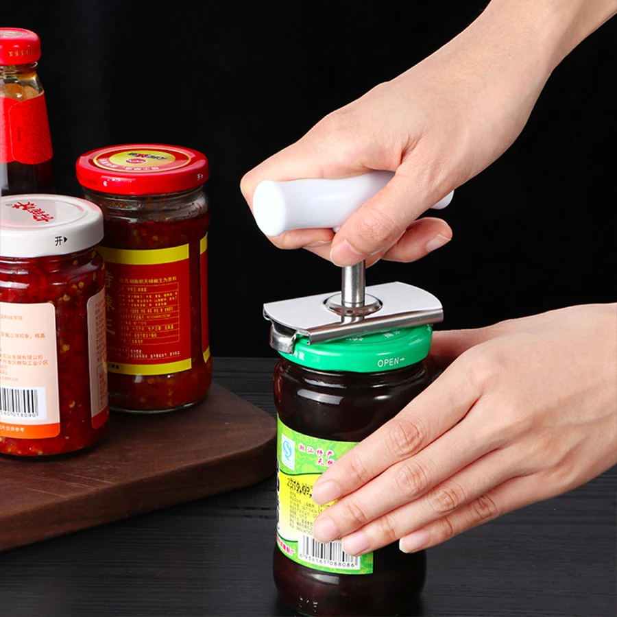 Винтовой консервный нож из нержавеющей стали экономичные крышки открывалка для