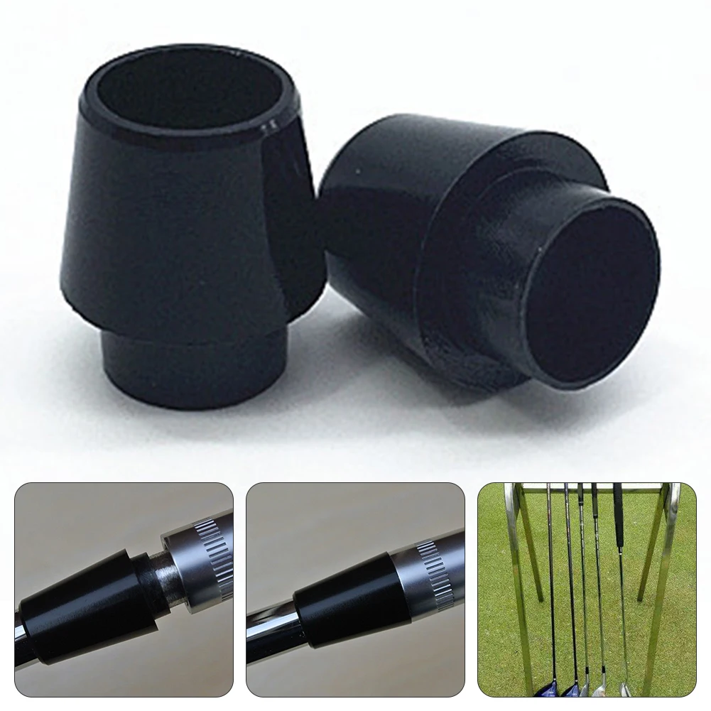 

12pcs Plastic Black Spare Golf Ferrules Lightweight Accessories Shaft Sleeve For Taper Tip Small Replacement Adapter Durable