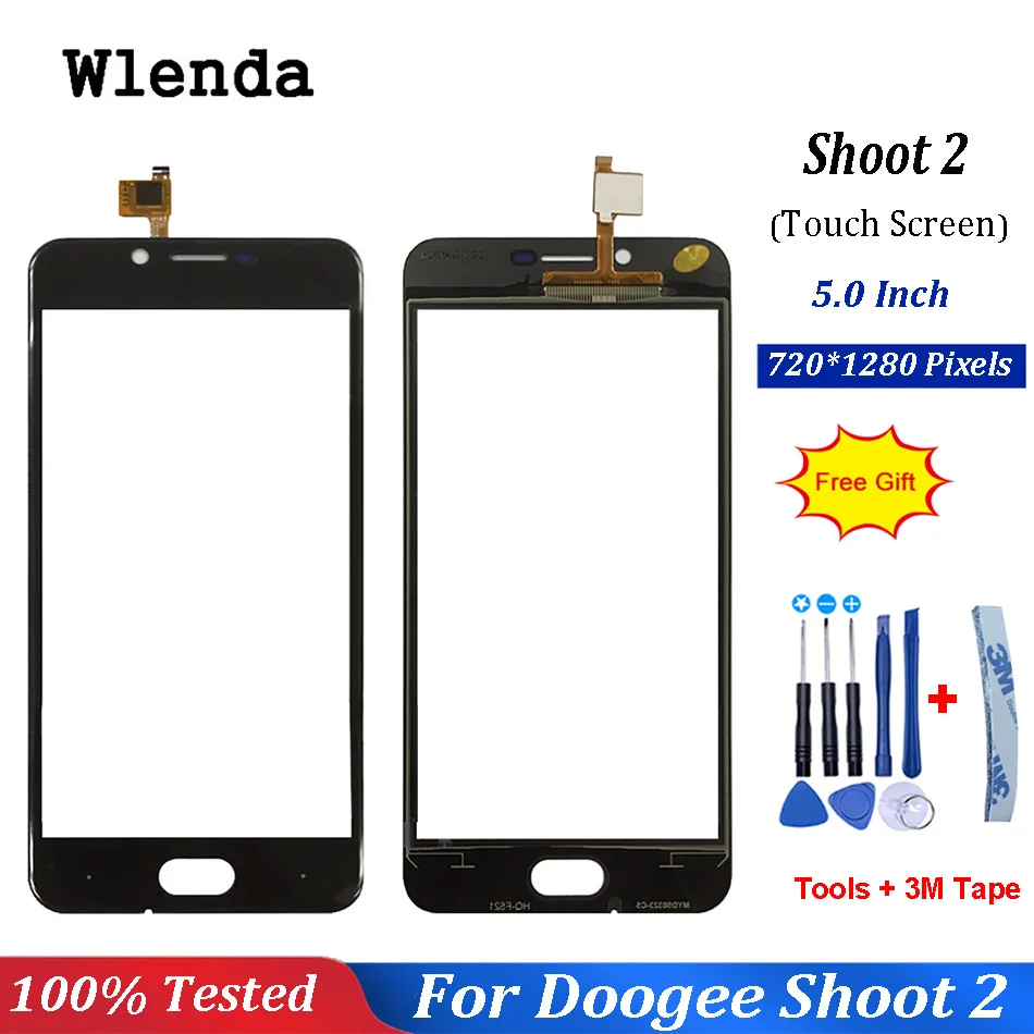 Стекло сенсорного экрана 5 0 дюйма Для DOOGEE Shoot 2 стеклянная панель Замена +