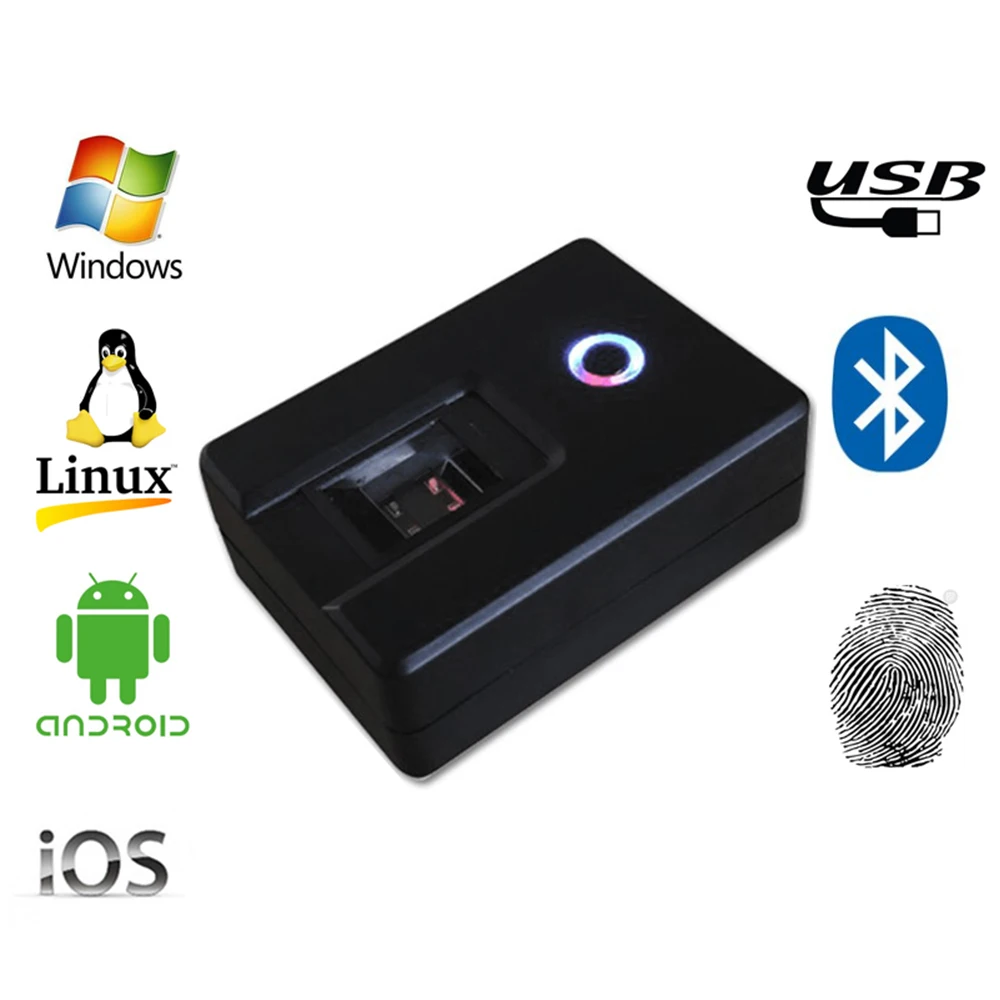 5V USB Charger Digital Bluetooth Fingerprint Reader Support Windows Android IOS Linux Biometric Scanner | Мебель